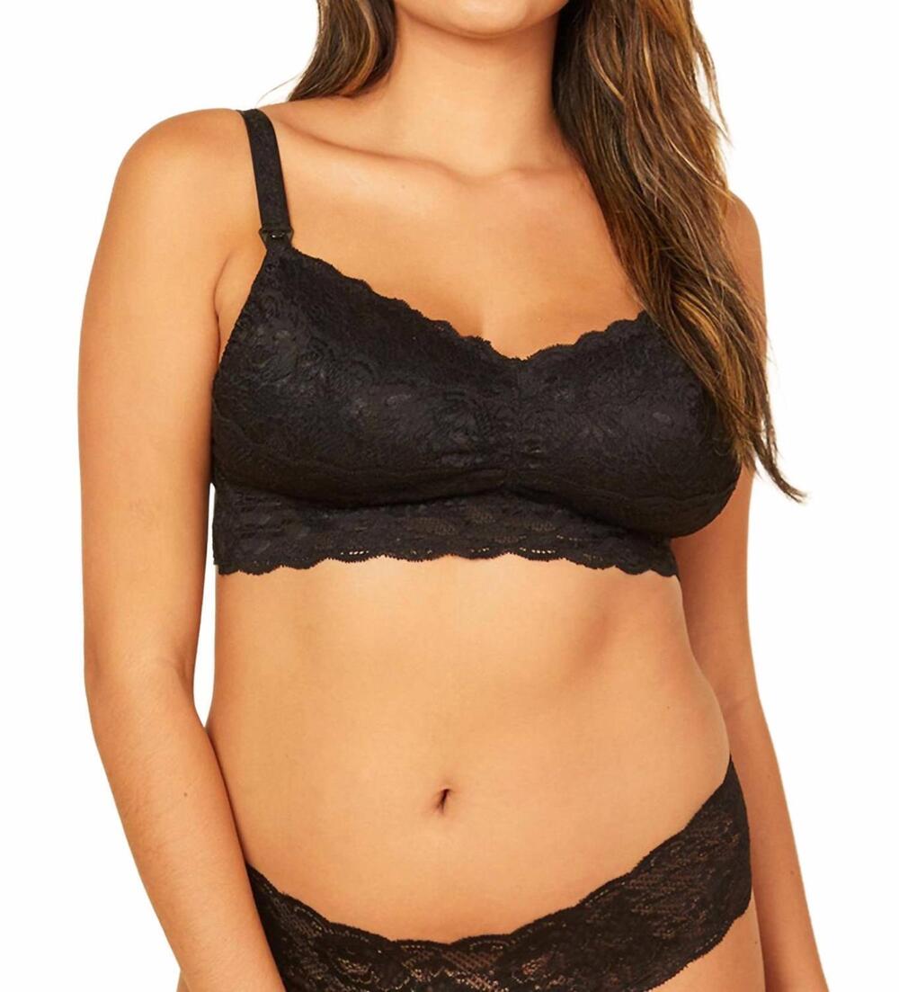 NEW COSABELLA never say never curvy mommie nursing bralette in black